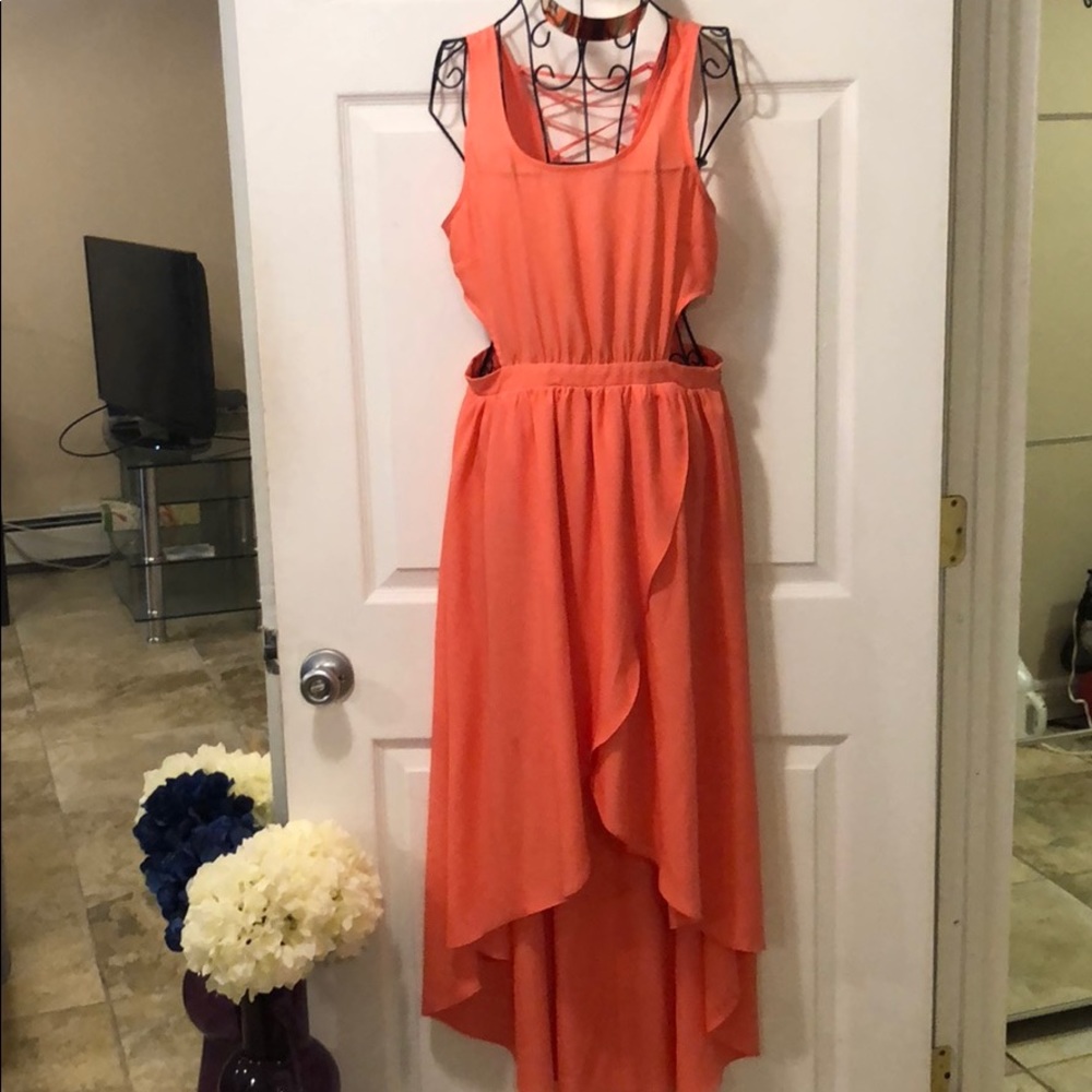 Back Lace Up Dress